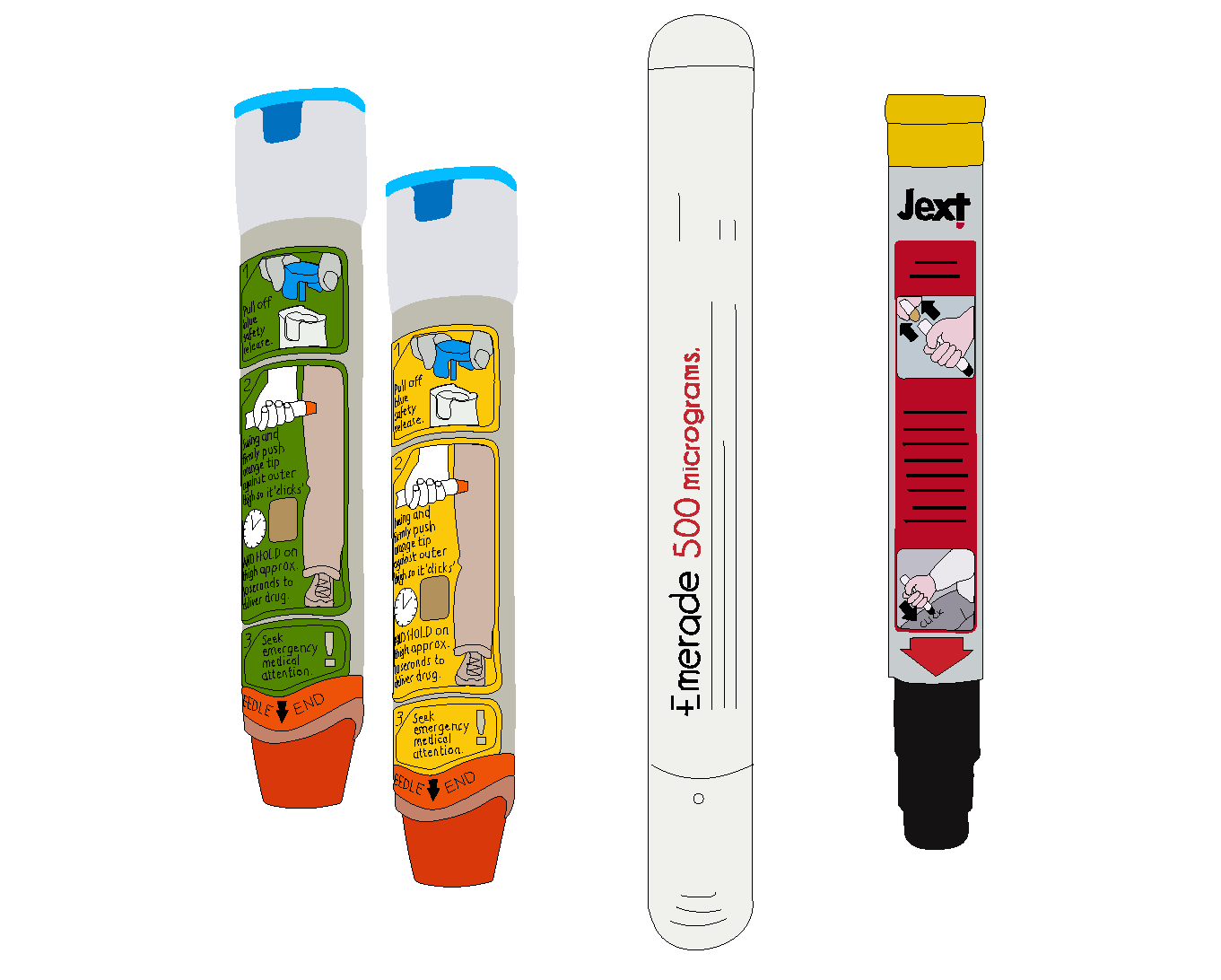 Adrenaline auto-injectors